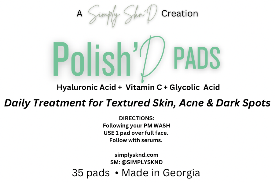 Polish’D Pads (Exfoliating Anti-Aging)