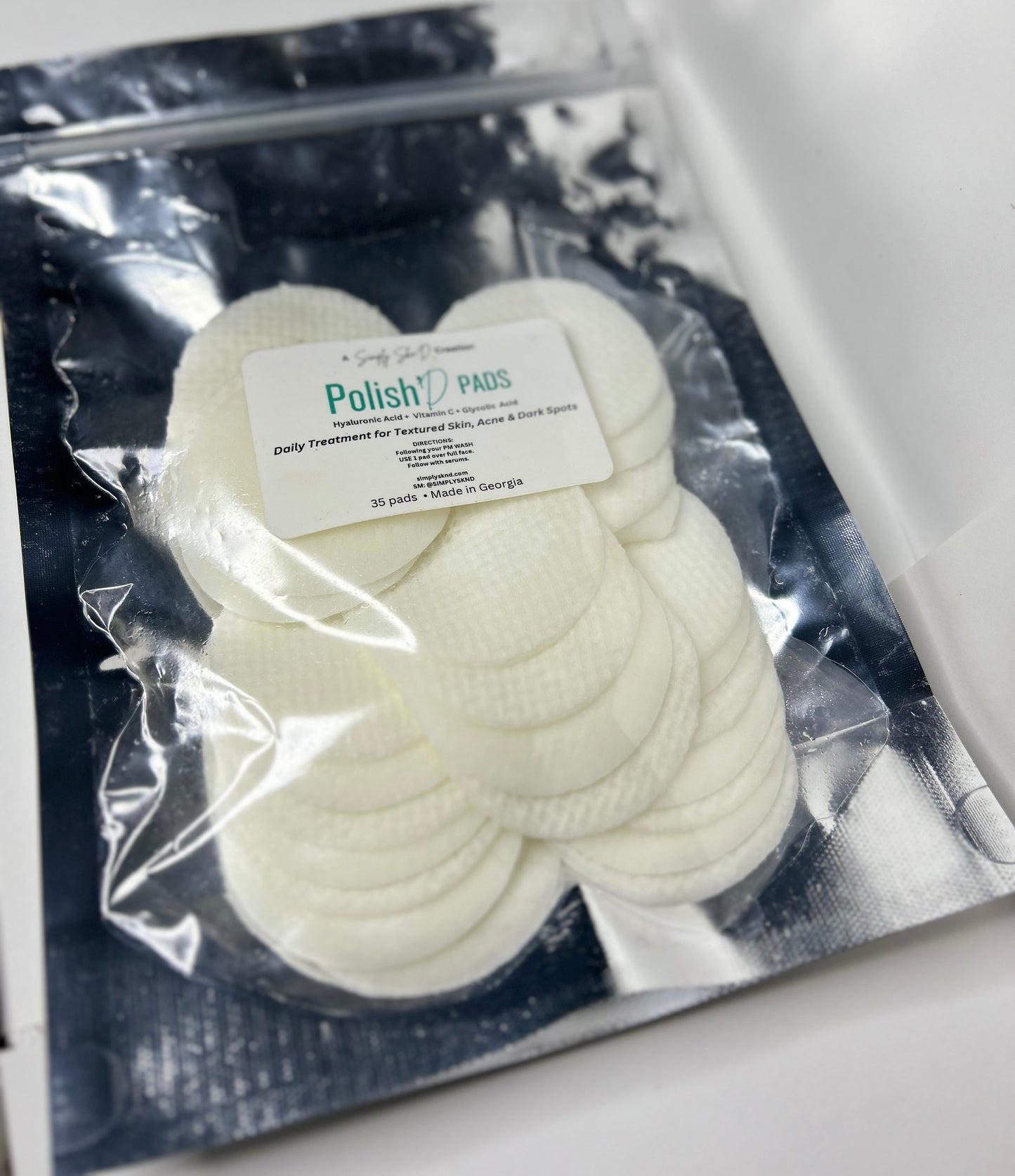 Polish’D Pads (Exfoliating Anti-Aging)